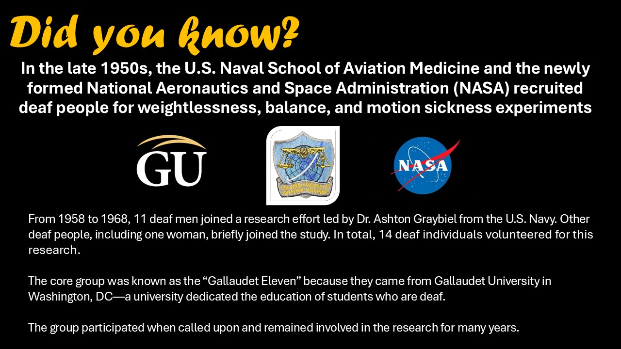 Gallaudet Eleven and the Johnsville Centrifuge